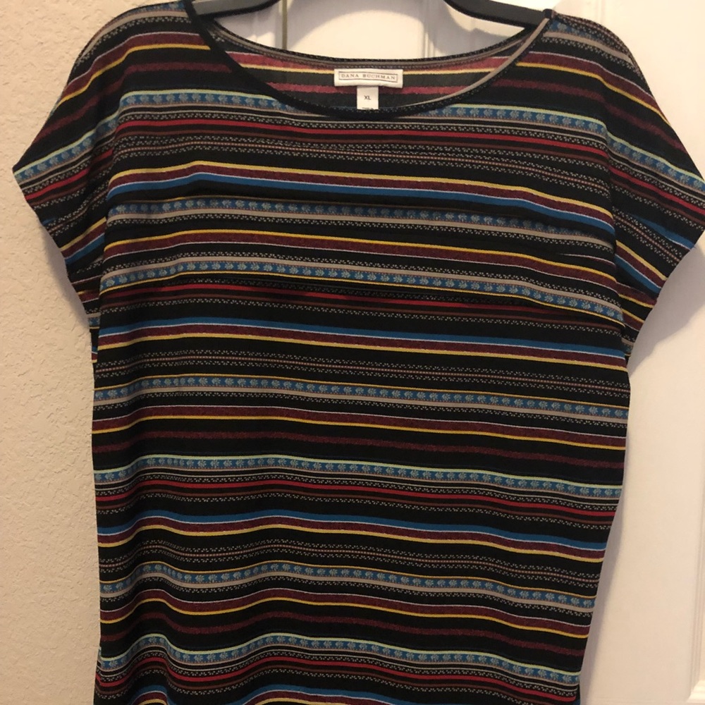 Dana Buchman Striped blouse!